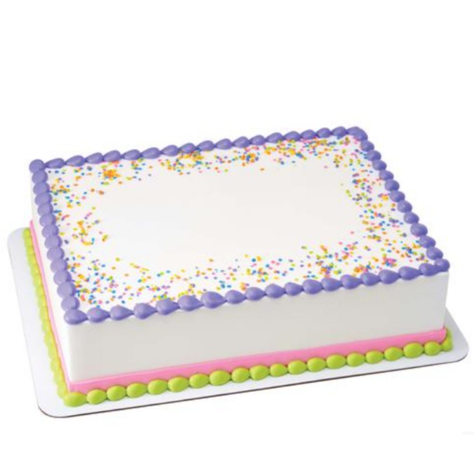 Torta de vainilla mediano