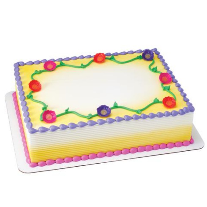 Torta de vainilla grande 