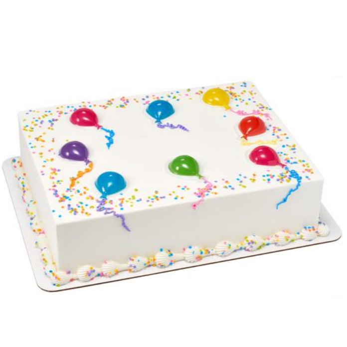Torta de vainilla y chocolate pequeño