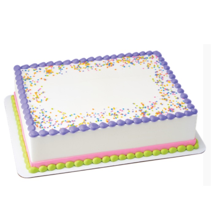 Torta de vainilla y chocolate mediano