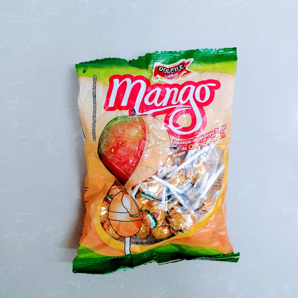 Bombón Mango relleno de chicle Venus 24 UNI 