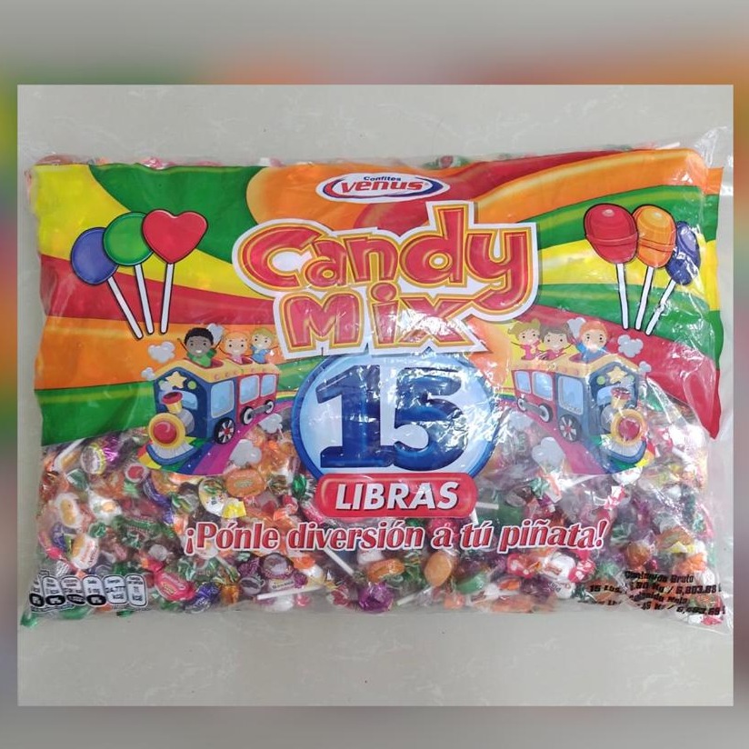 Confite piñatero candy mix Venus 15 Lbrs