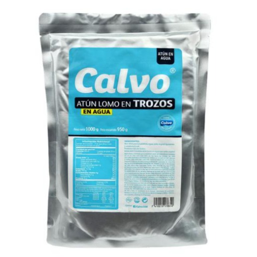 Atún trozos en agua Calvo 1 Kg