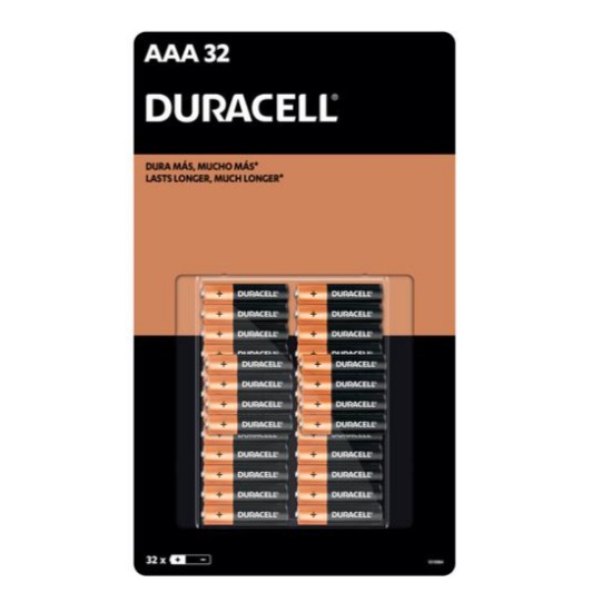 Baterías Alcalinas AAA Duracell 32 UNI 