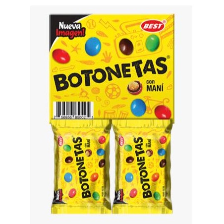 Botonetas con Mani 24 UNI 