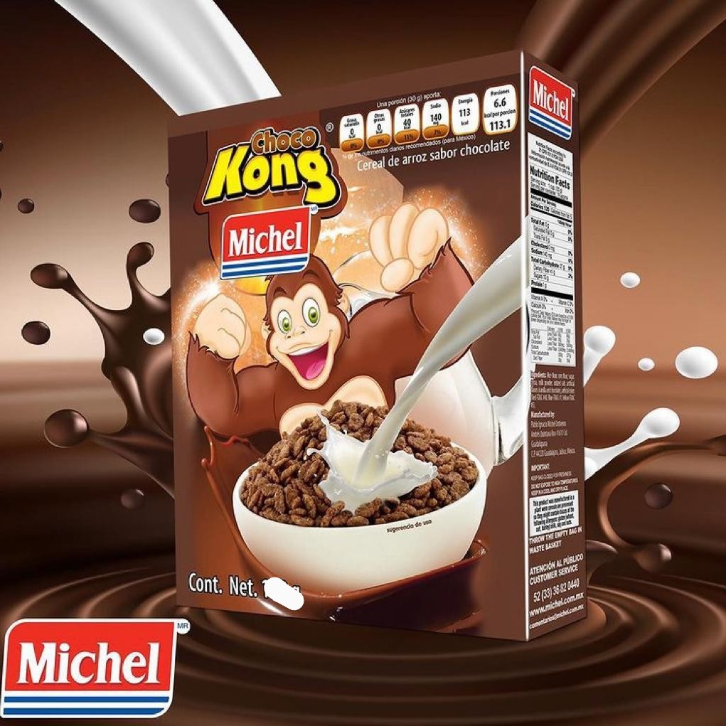 Cereal Choco Kong Michel 500 Grs