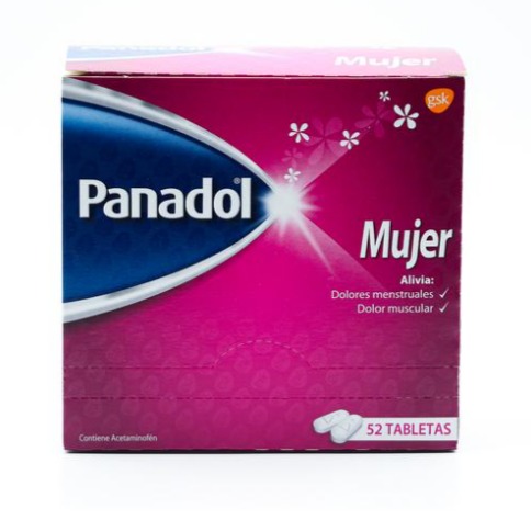 Panadol mujer 60 tabletas