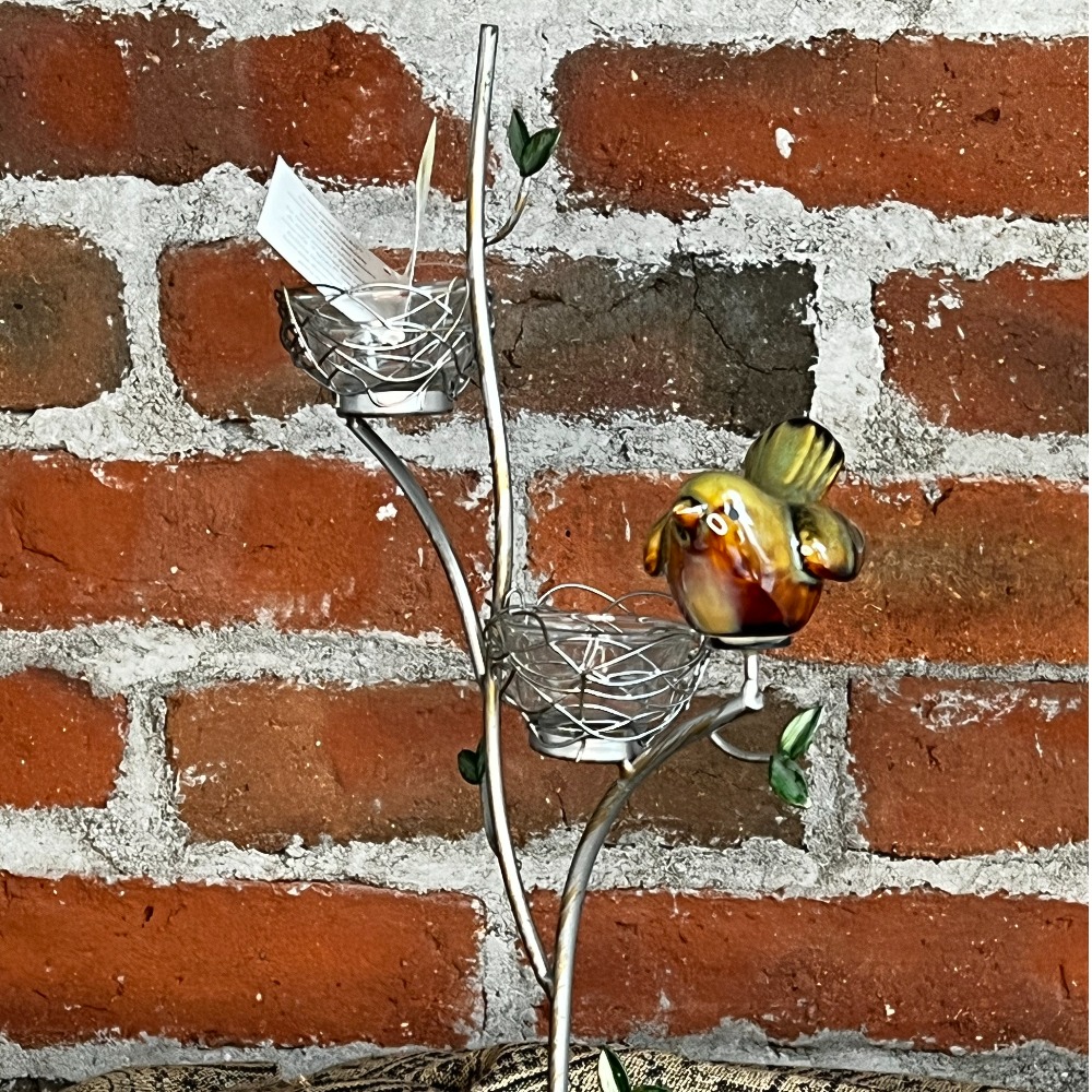 Candelero Pajarito con Nido