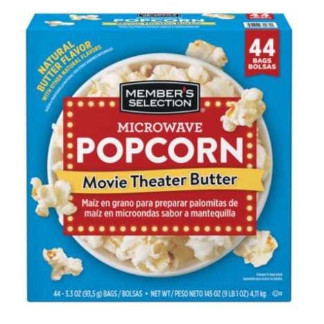 Popcorn de mantequilla 44 UNI / 93.5 Grs