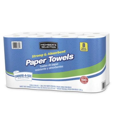 Papel toalla 8 rollos