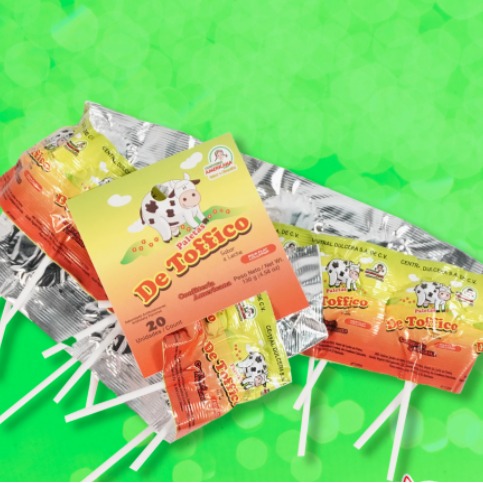 Paleta sabor a leche 20 UNI 