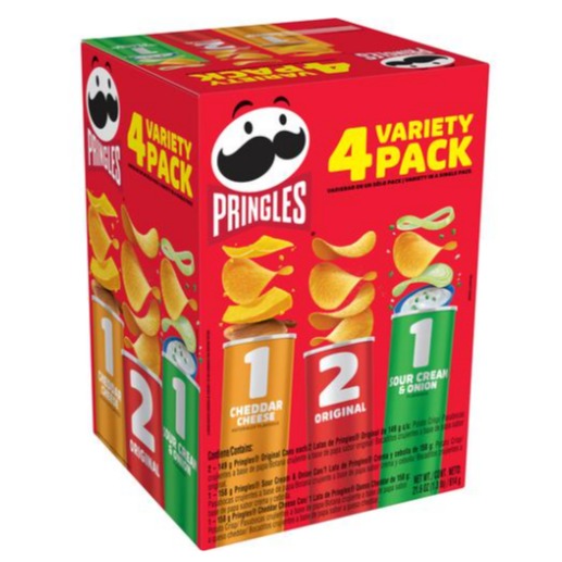 Pringles paquete surtido 4 UNI 