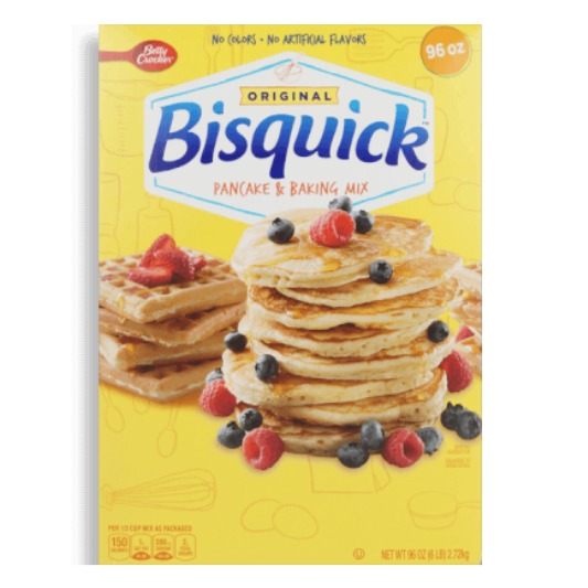 Mezcla para panqueques y repostería Bisquick 96 Oz