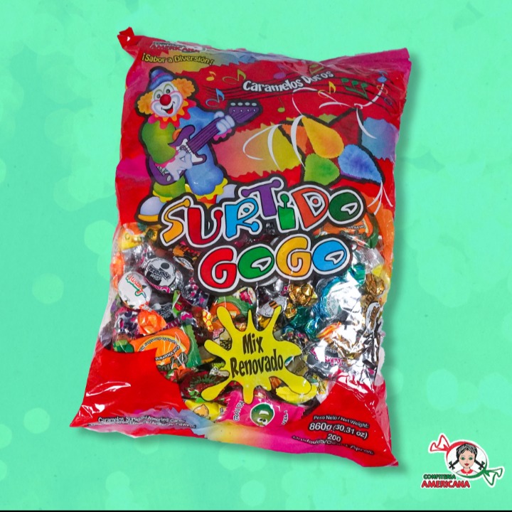 Confite piñatero surtido gogo 860 Grs