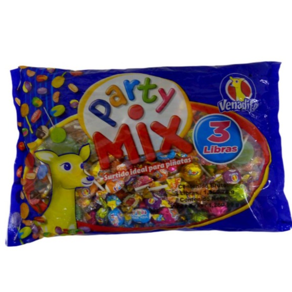 Confite piñatero party mix venadito 3 lbrs