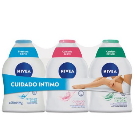 Jabón líquido íntimo Nivea 3 UNI/ 250 ml