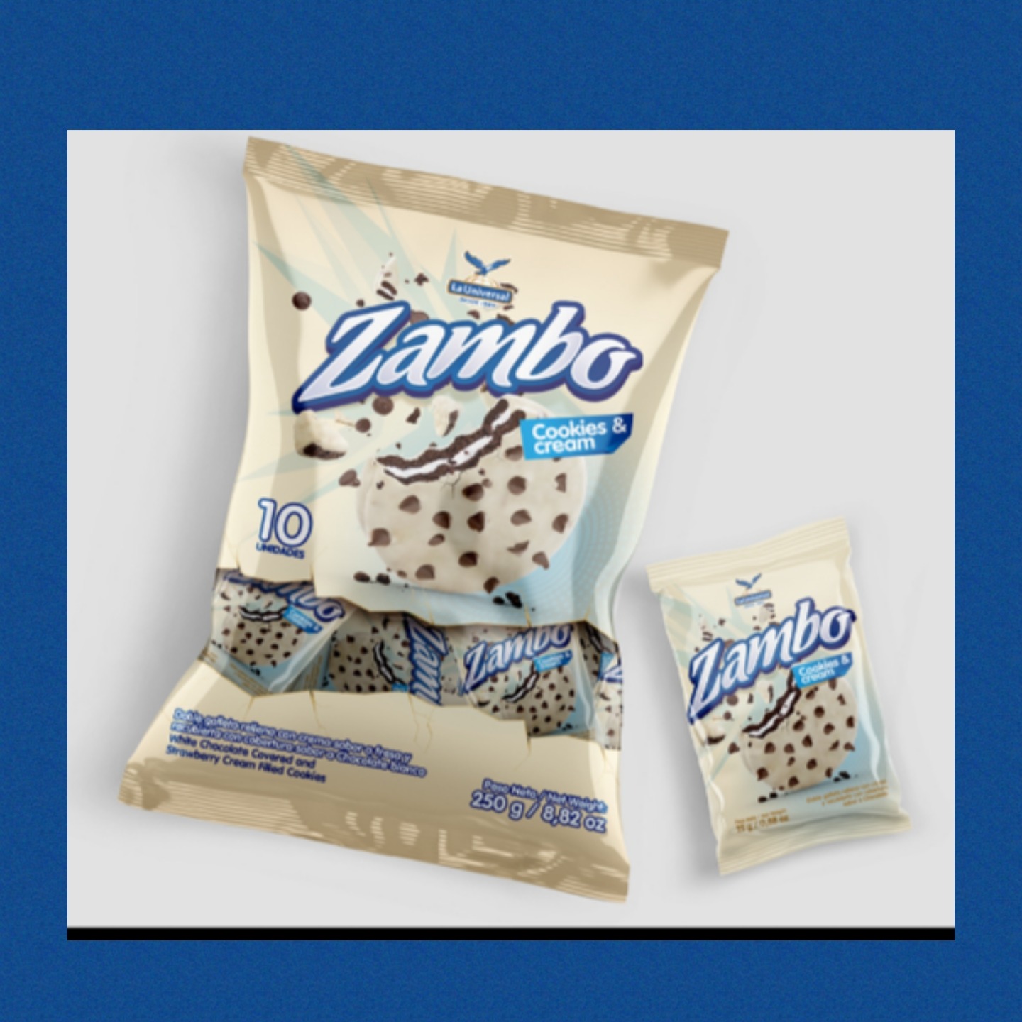 Galleta zambo cookies & cream 10 UNI 