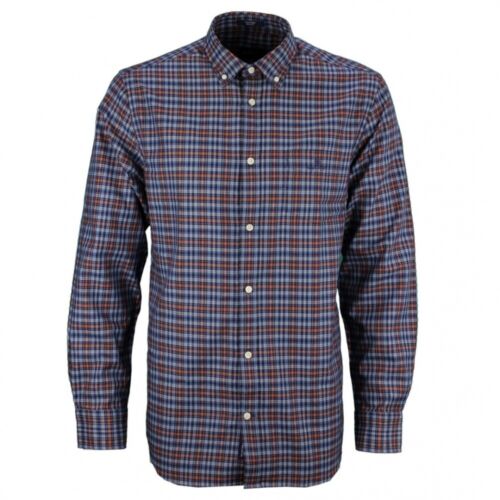 CAMISA MANGA LARGA CUADRICULADA ROJA