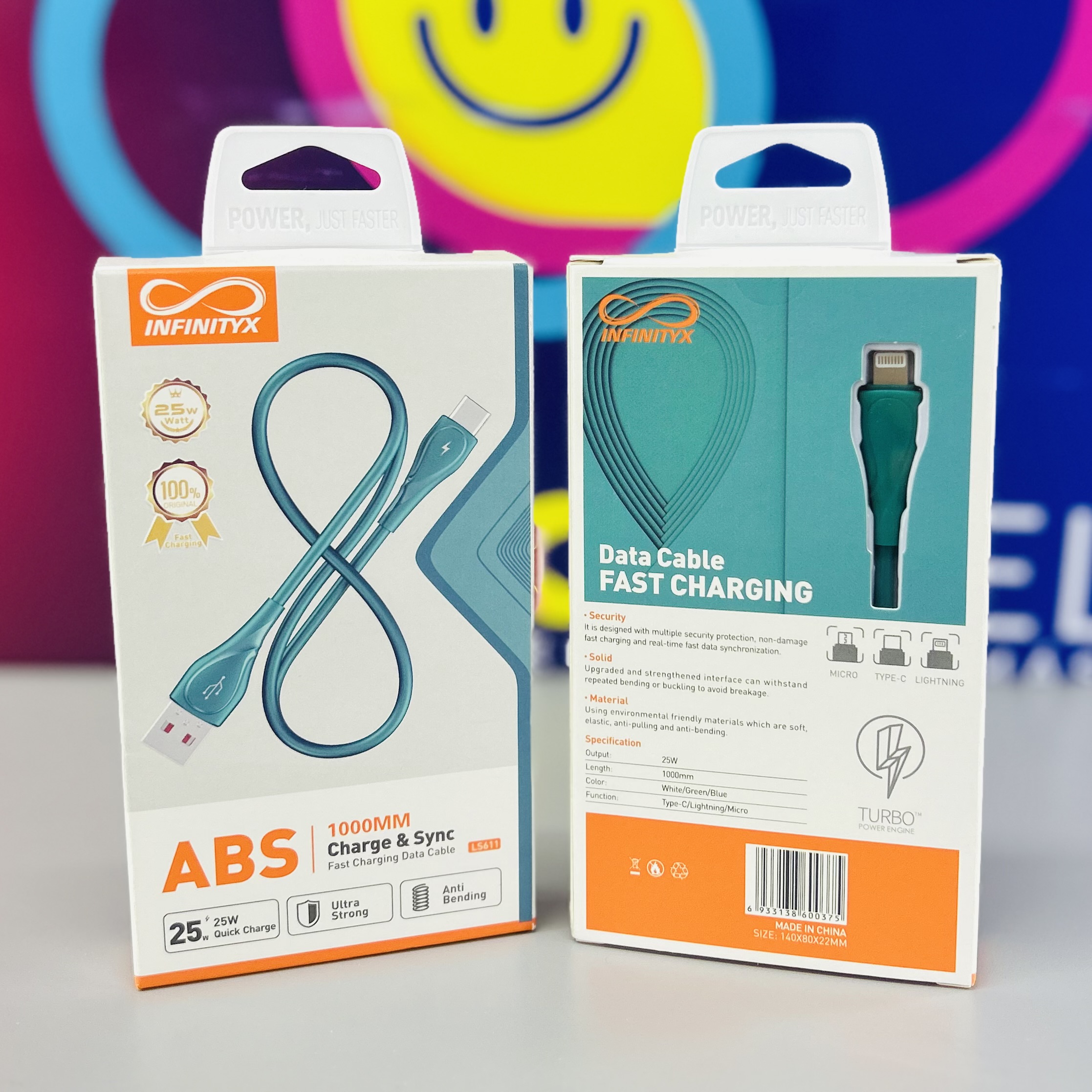 CABLE USB INFINITYX IPH