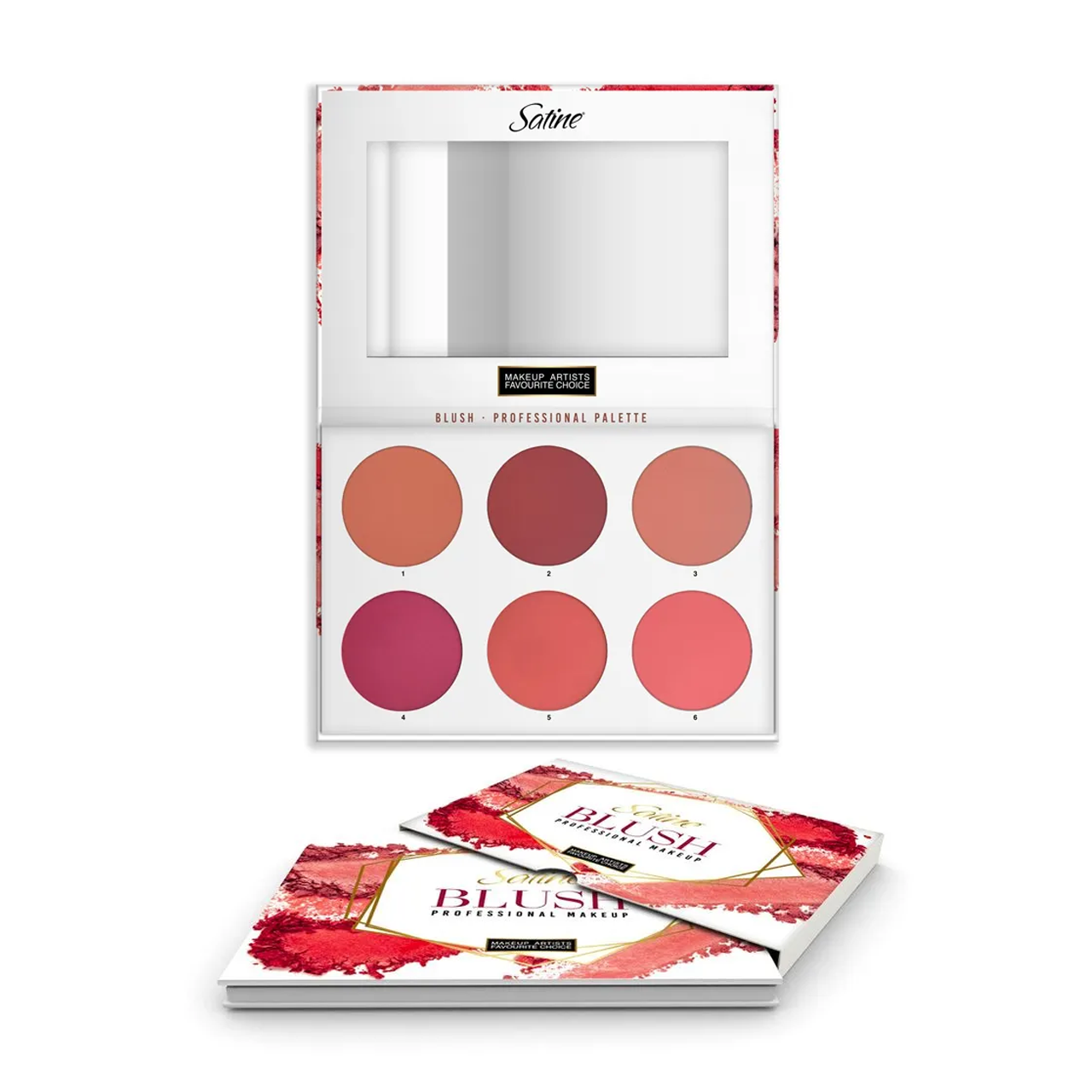 BLUSH DE RUBOR 6 TONOS