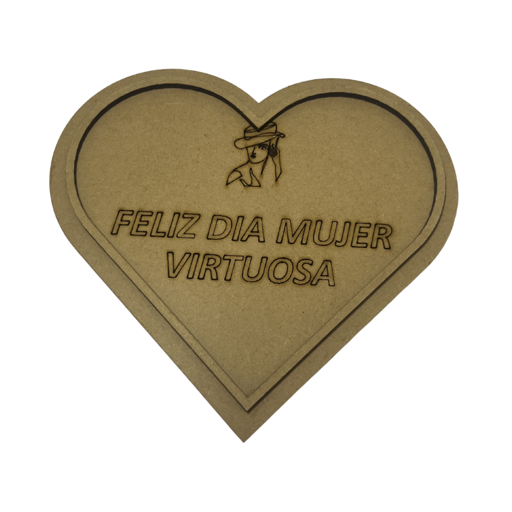 TAPA CORAZÓN MUJER VIRTUOSA