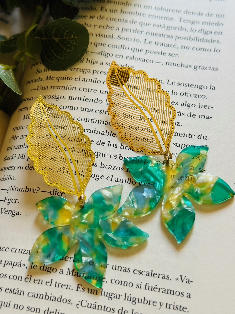 PENDIENTES DE HOJA