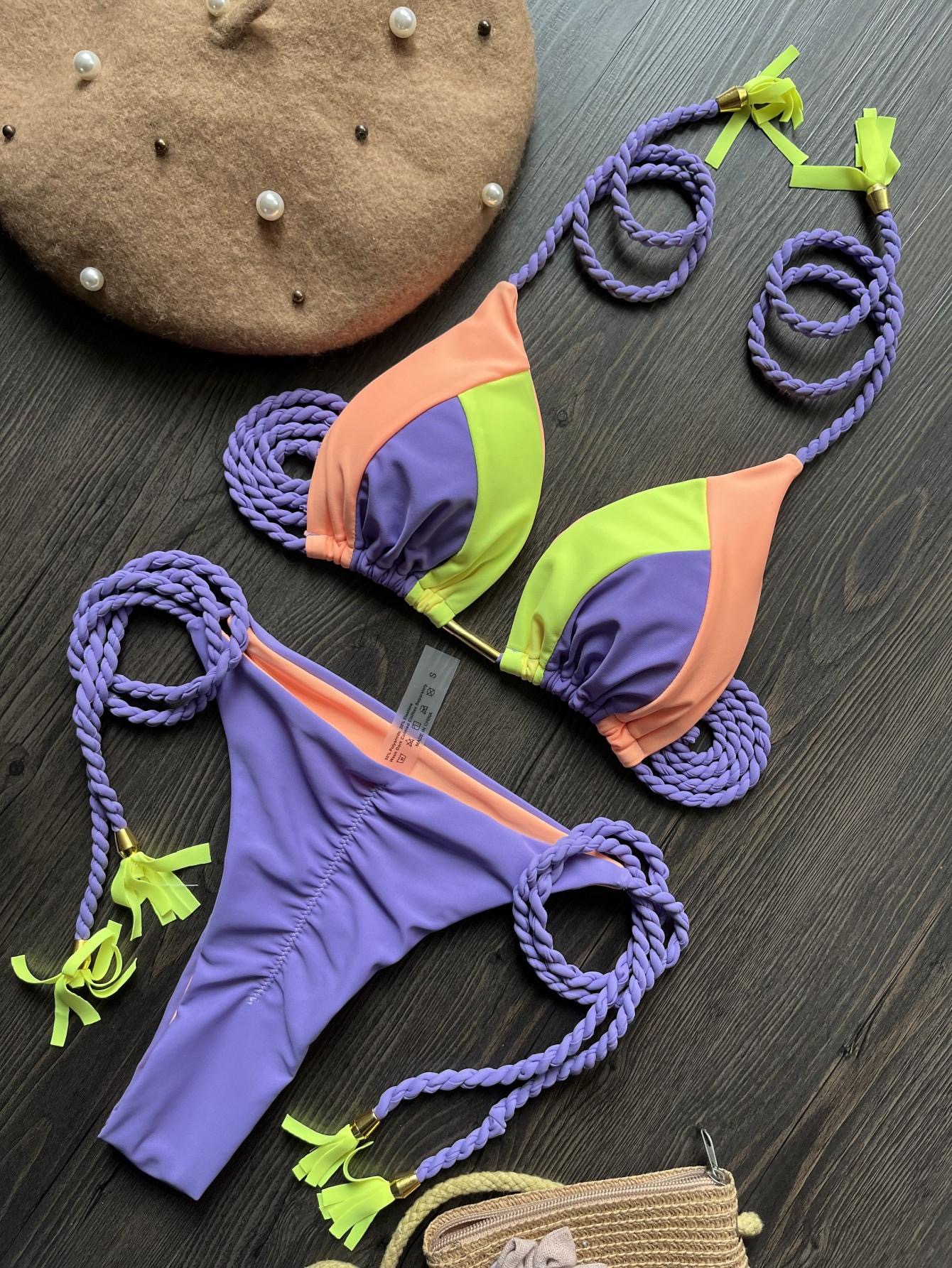 COLOR BLOCK SWIMSUIT