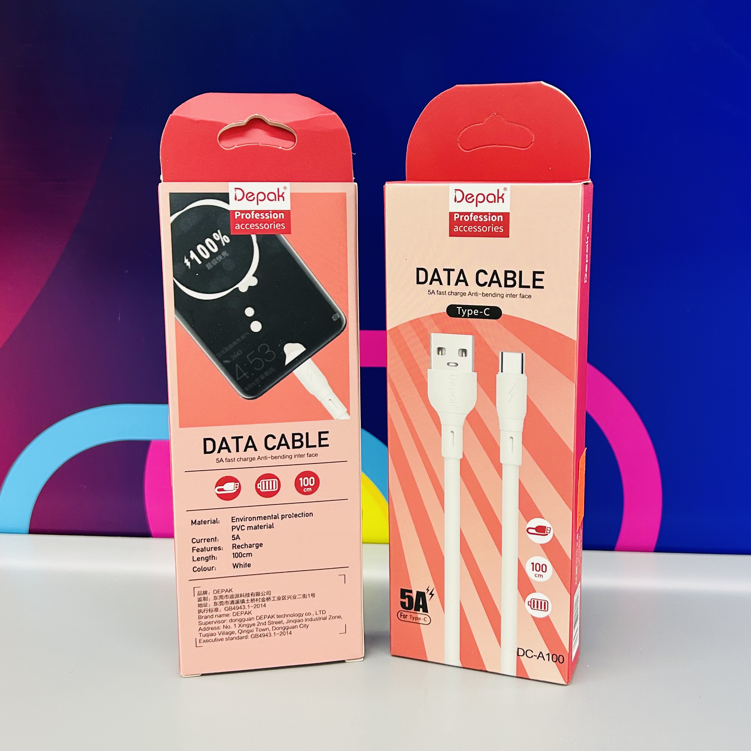 CABLE USB DEPAK TIPO C