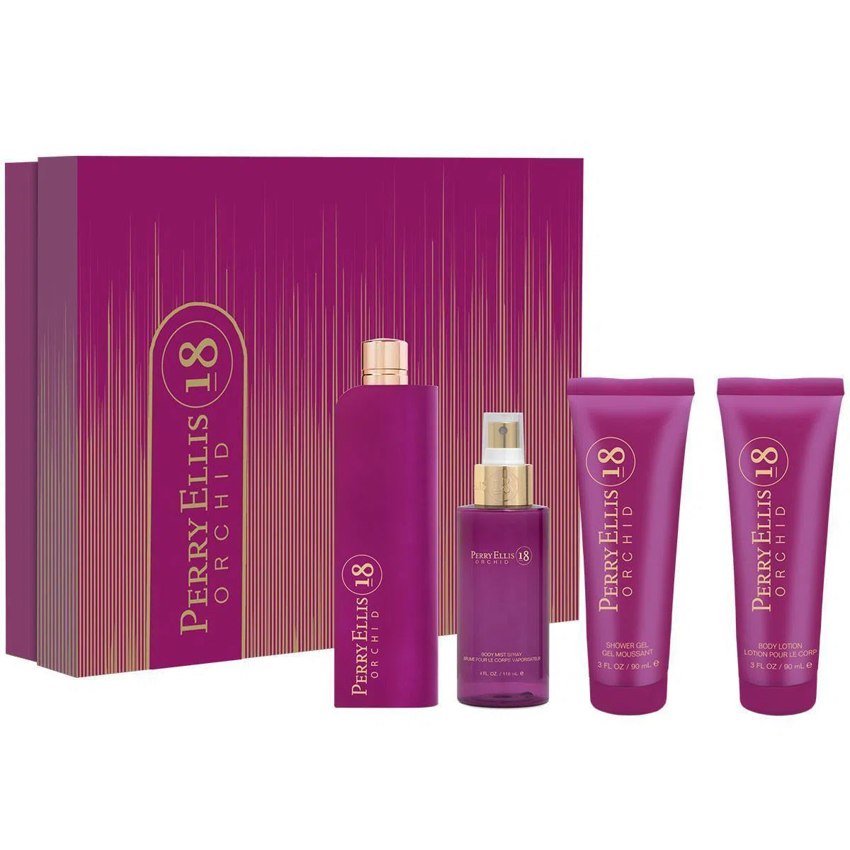 SET PERRY ELLIS 18 ORCHIDº