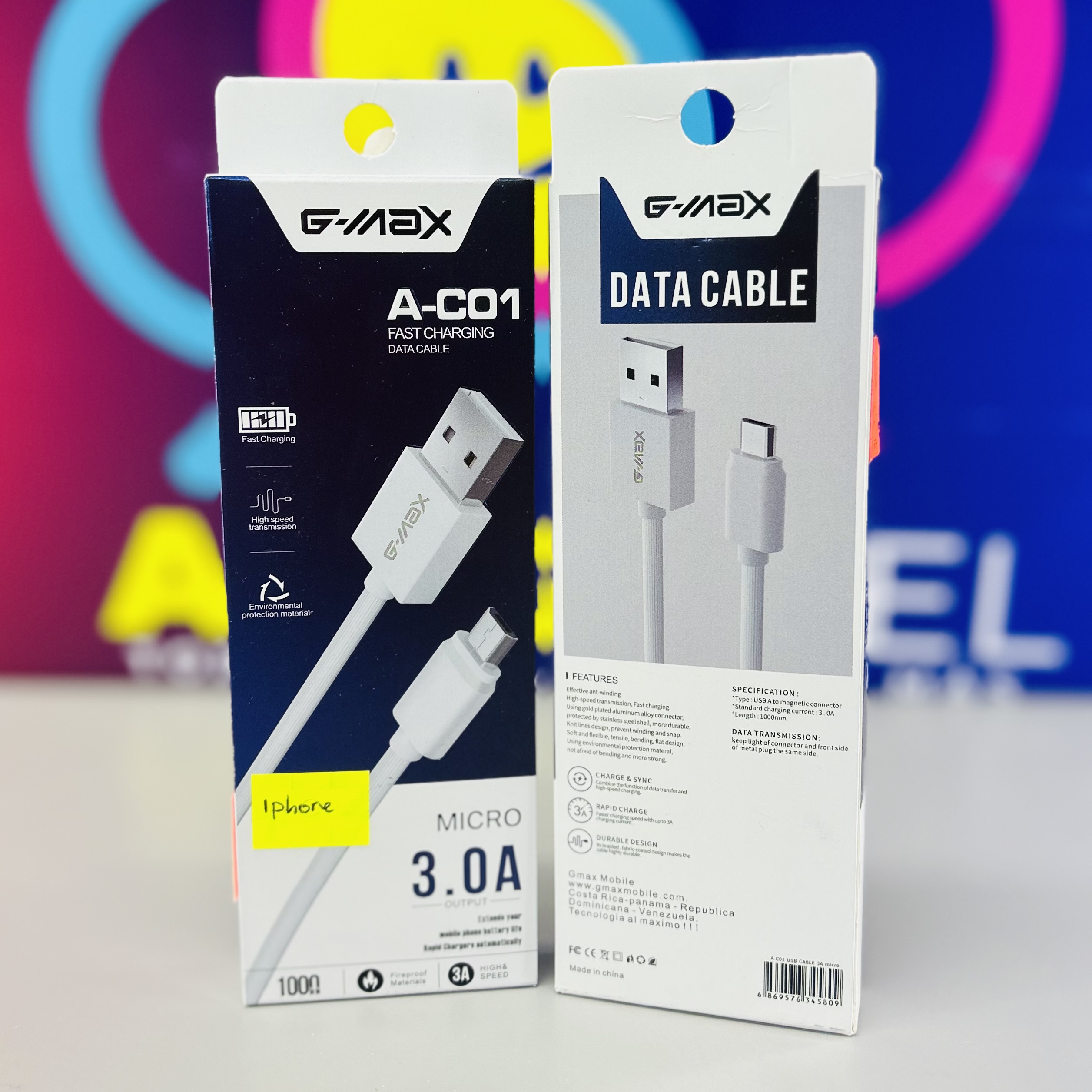 CABLE USB G-MAX IPH