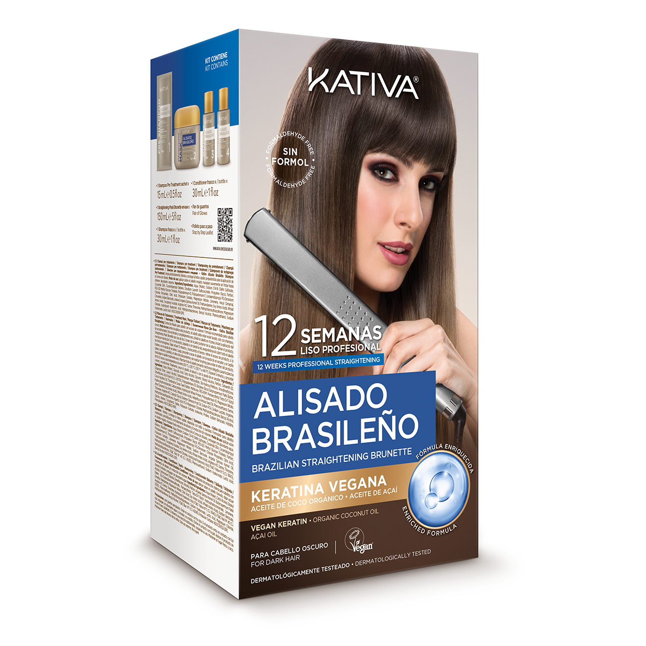 KERATINA VEGANA PARA CABELLO OSCURO KIT