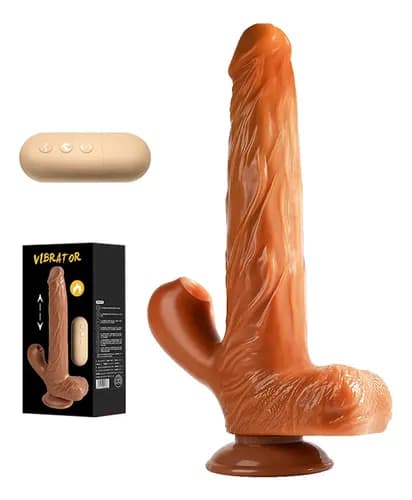 DILDO VIBRADOR SUBSIONADOR 