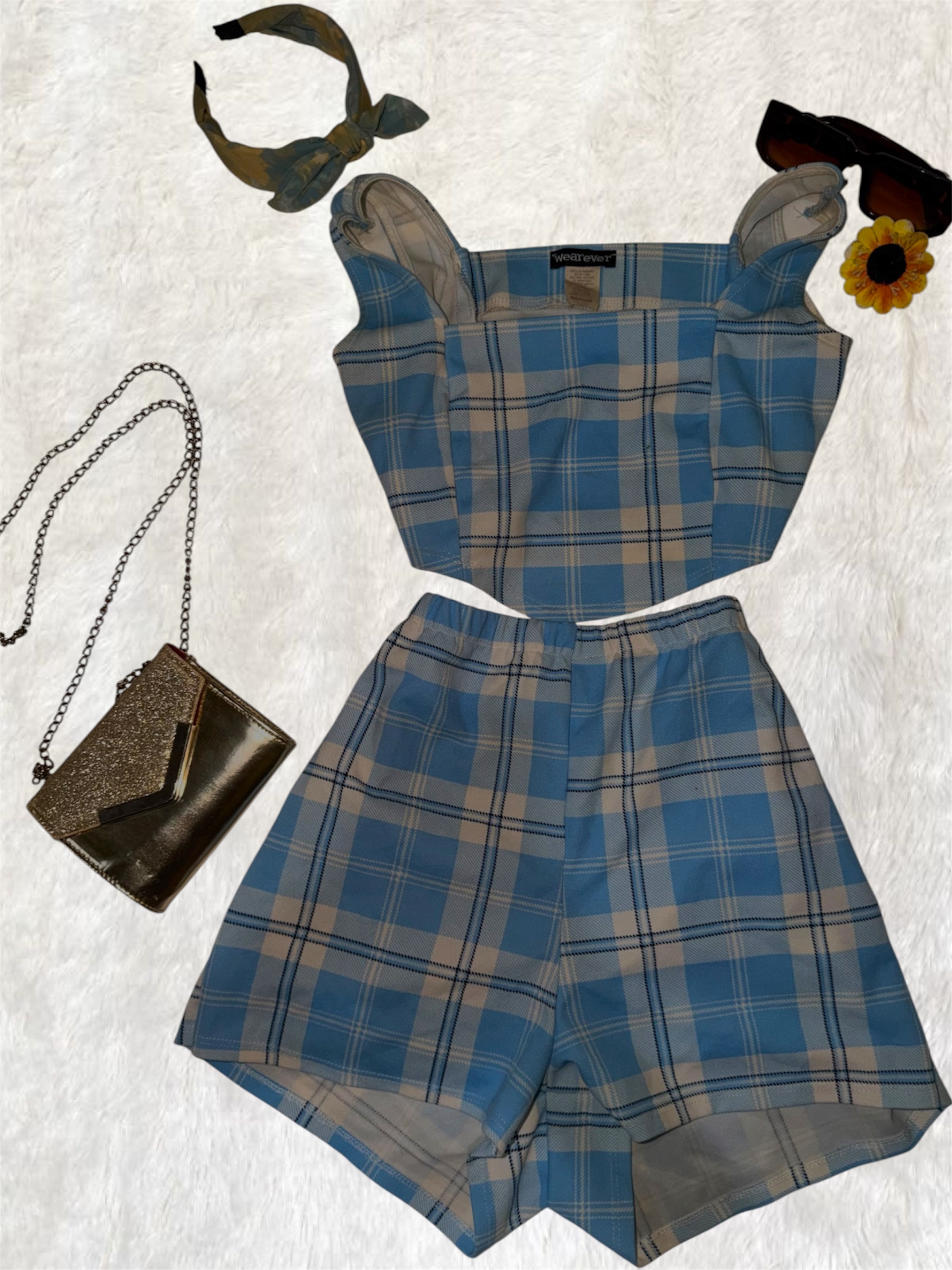 CONJUNTO CUADROS CELESTES Y BLANCOS🦋
