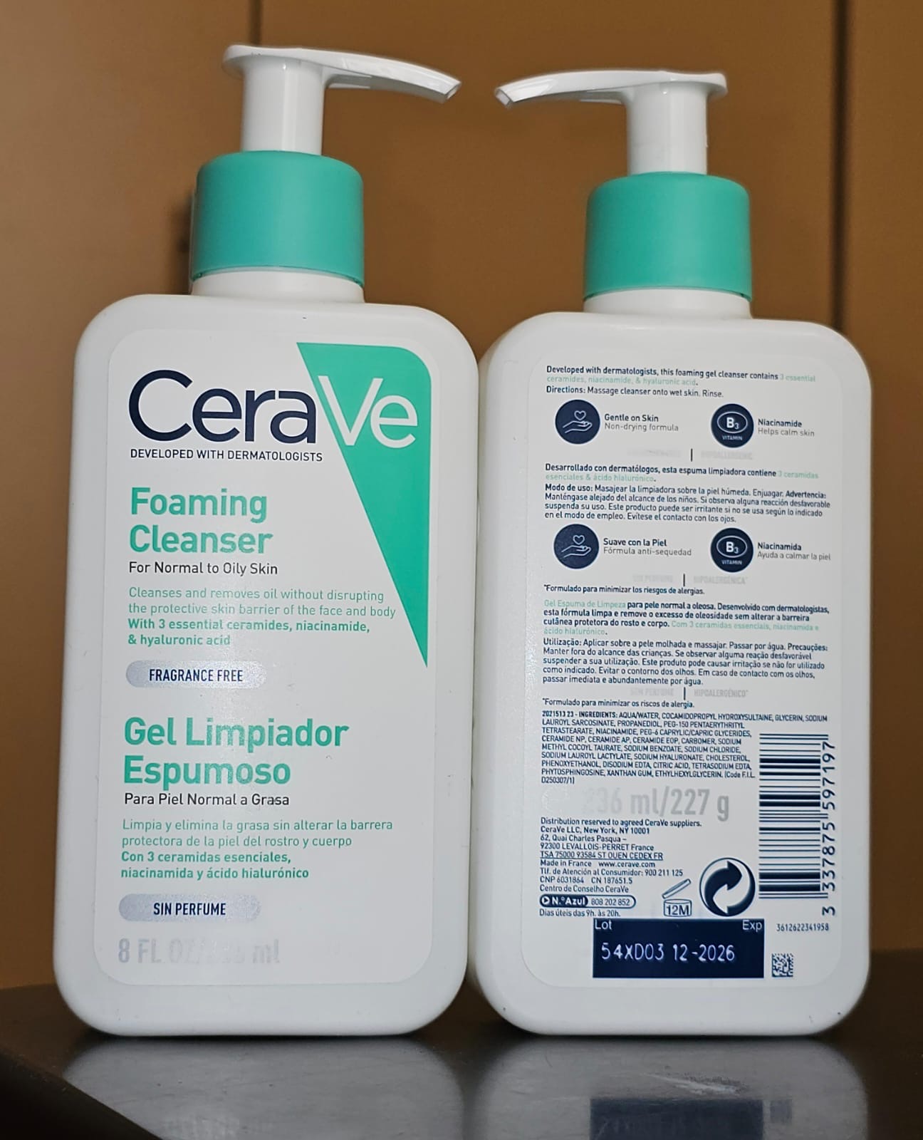 CERAVE FOAMING FACIAL CLEANSER (FRANCÉS) 236 ML