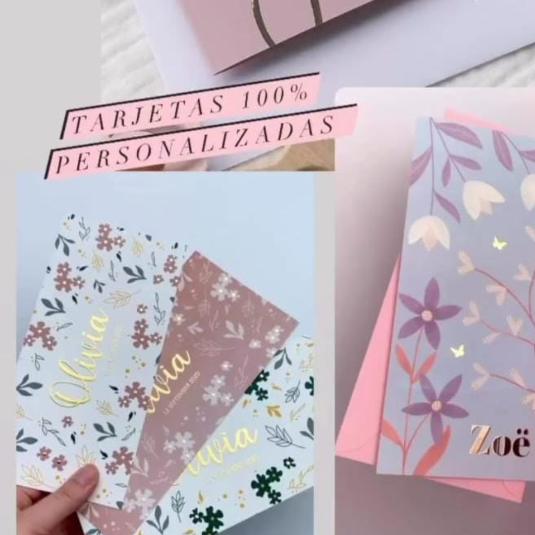 TARJETAS PERSONALIZADAS