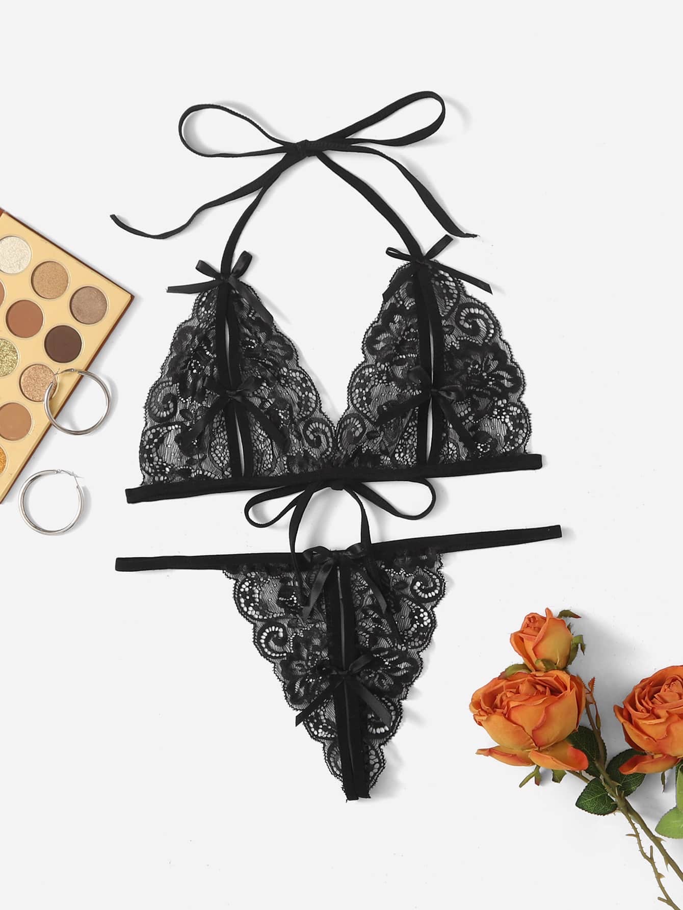 FLORAL LACE SET